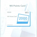 Wii point card 2000